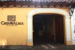 Vue de l'hôtel Casa del Alma