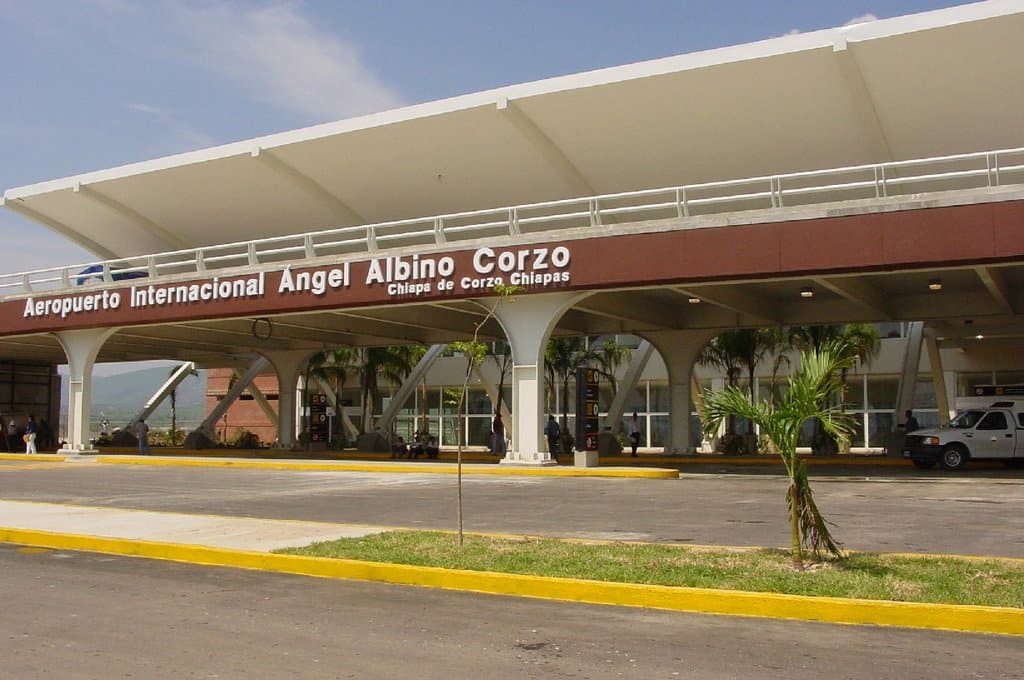 Vue de l'aéroport de Tuxtla