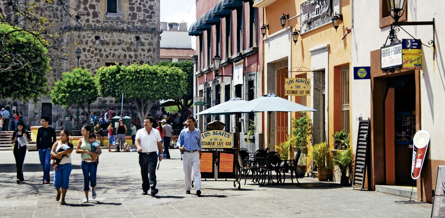 Vue sur la ville de Tequila au Mexique