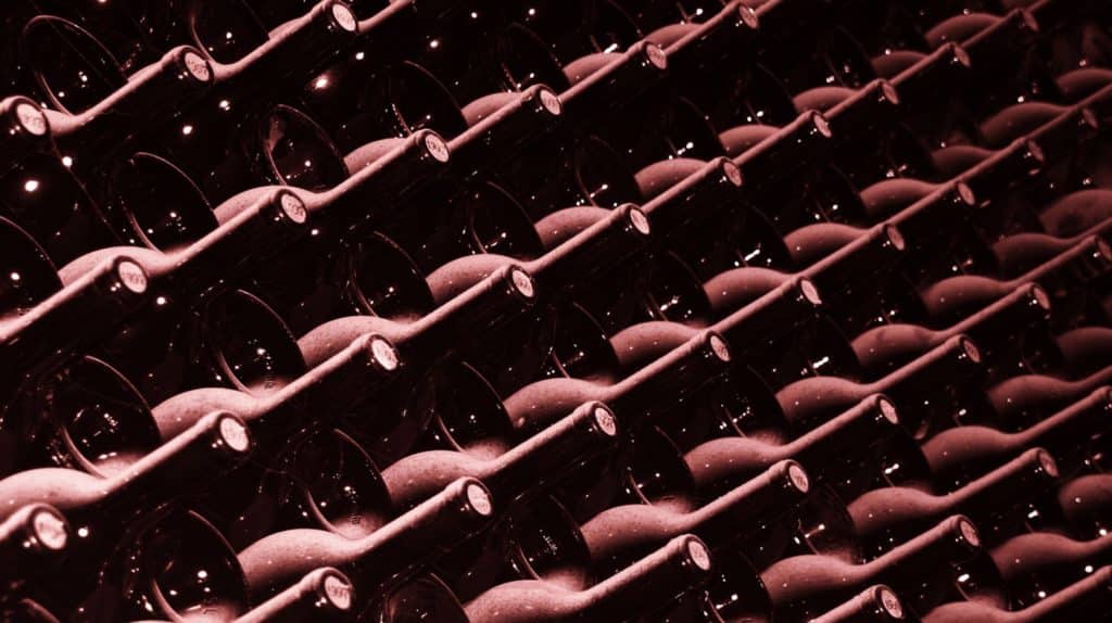 Bouteille de vin mexicain