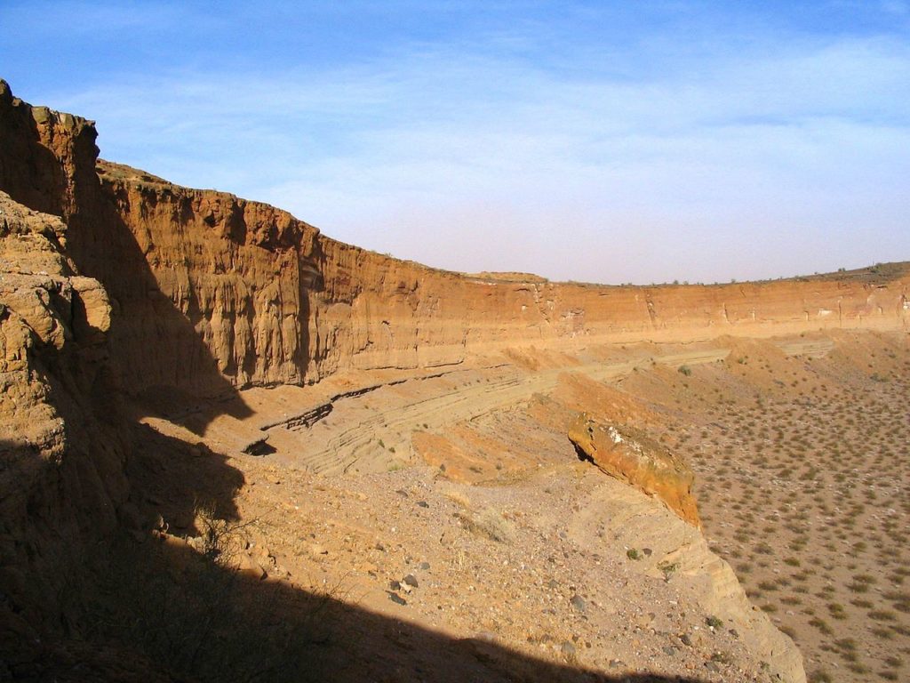 Vue de la réserve de biosphère El Pinacate