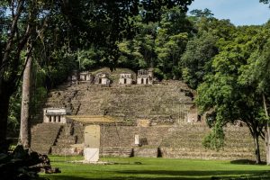 Vue de l'ensemble du site de Bonampak